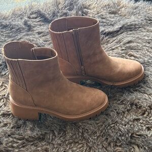 a.n.a Tan Ankle Booties